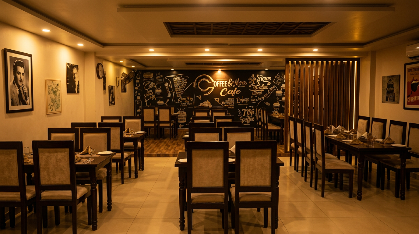 Corniche Cafe interior